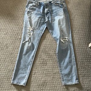 Men’s Slim fit Lightwash Jeans Size 38 x 32 Abercrombie & Fitch